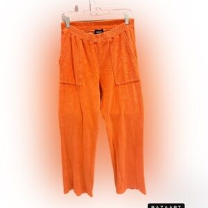 Monrow Terry cloth wide leg pants